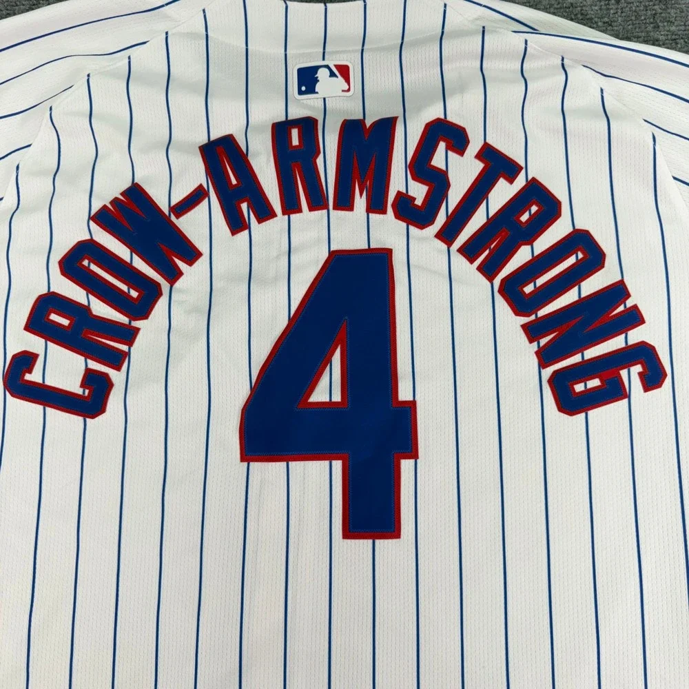 Nike Chicago Cubs Jersey XXL Pete Crow-Armstrong 4 MLB Baseball Motorola Patch